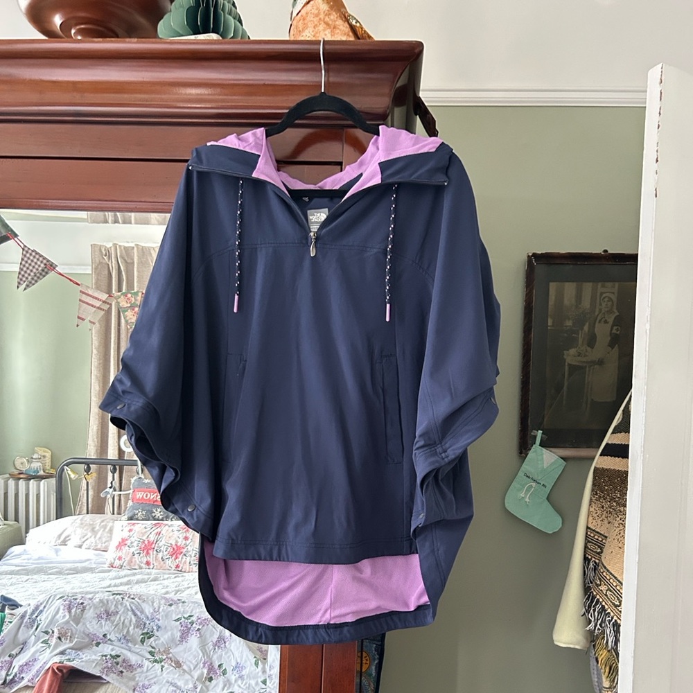 The North Face Navy and Purple Jacket